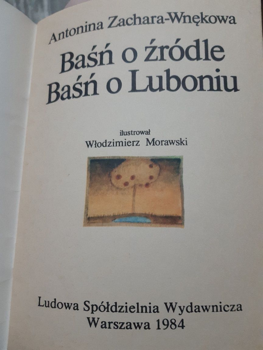 Książka Baśń o źródle Baśń o Luboniu