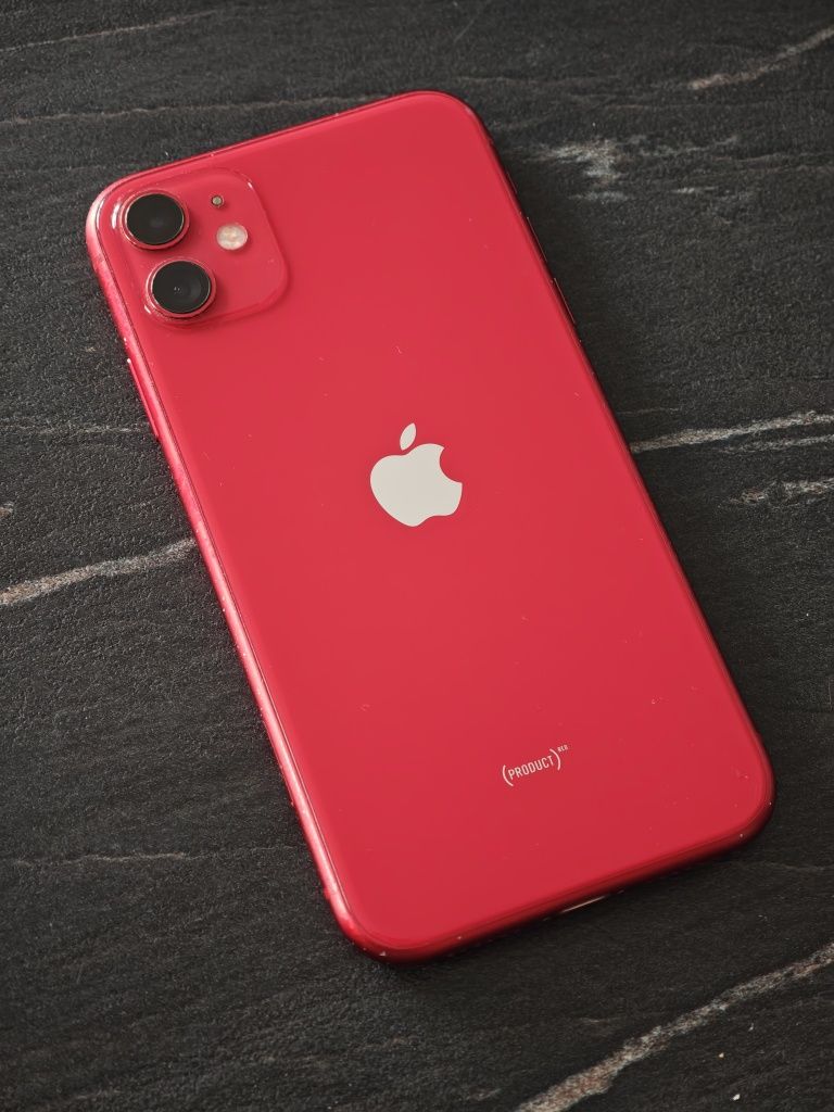 Iphone 11 64GB Czerwony (Product Red) - Nowa bateria!