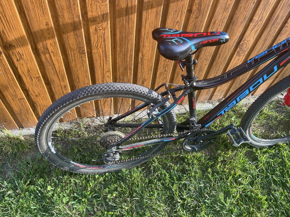 Rower młodzieżowy Tabou Venom I.O Junior mtb 15’’ stan dobry