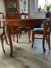 stół i krzesła Ludwikowskie