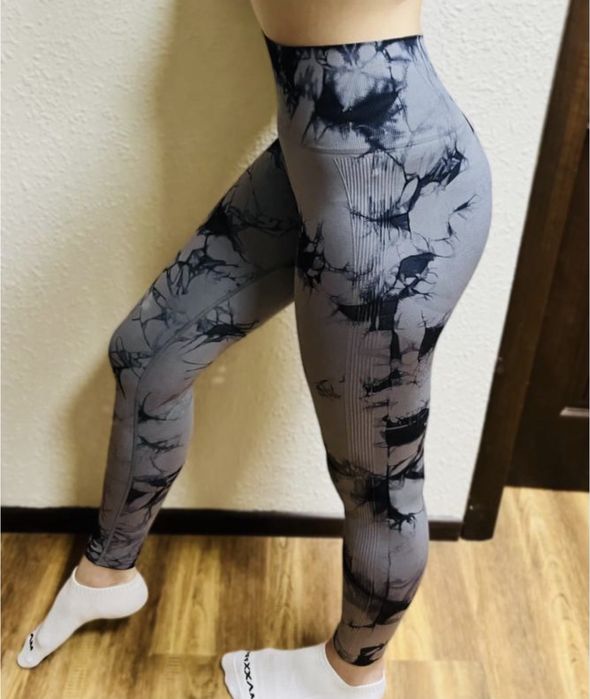 Лосіни жіночі для фітнесу для спорту з пуш ап