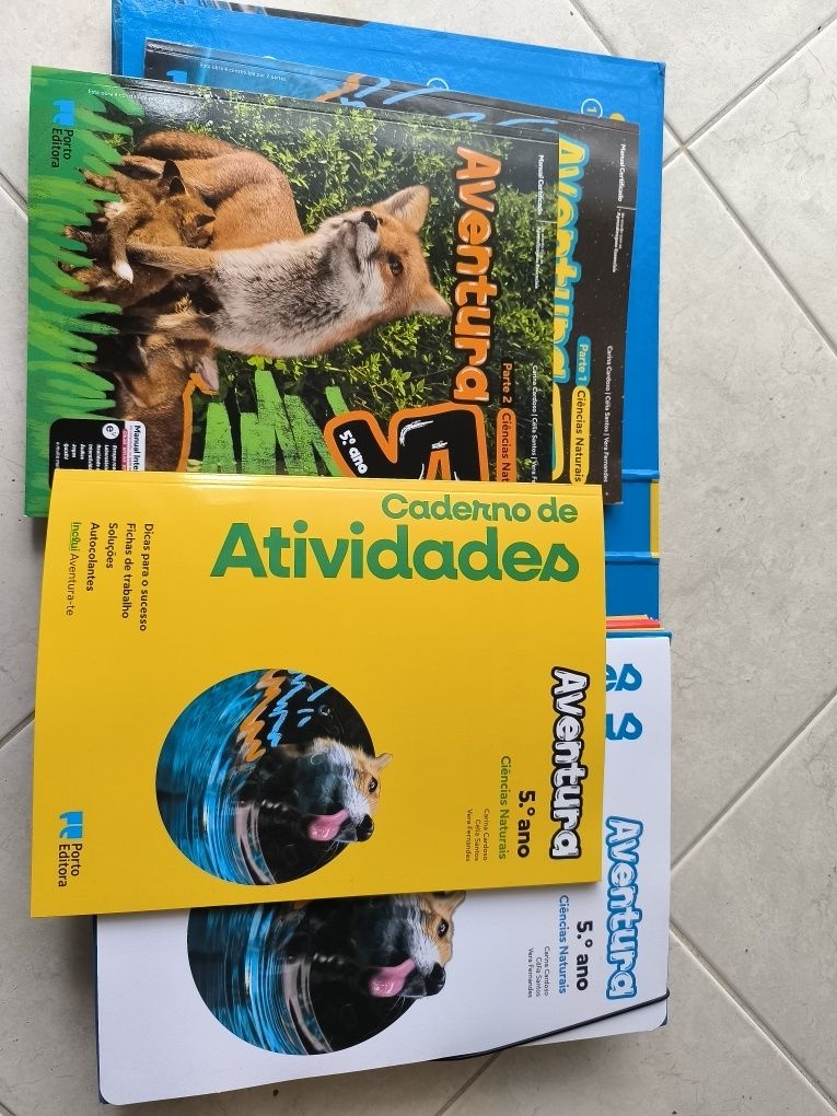 Manuais escolares professor Aventura 5 ano Ciências Naturais