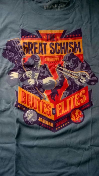 Koszulka Great Schizm Halo Legendary Crate Loot v 5 Brutes vs Elites