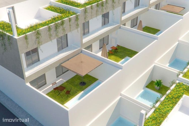 Lote de Terreno para construção de moradia em banda, localizado na Urb