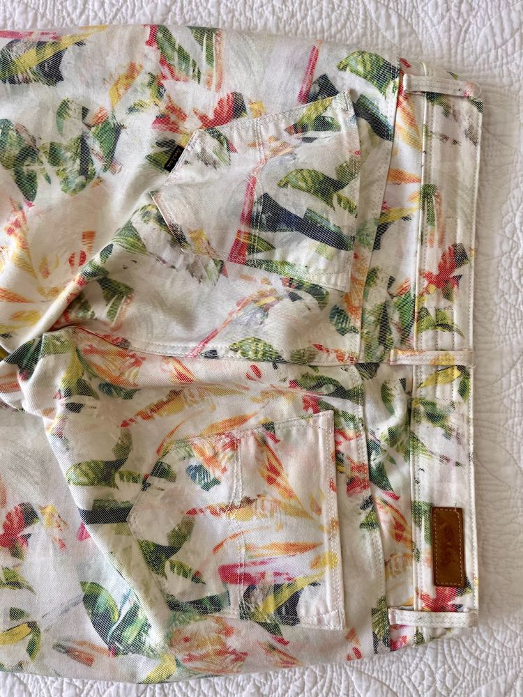 Calças sarja estampada Salsa