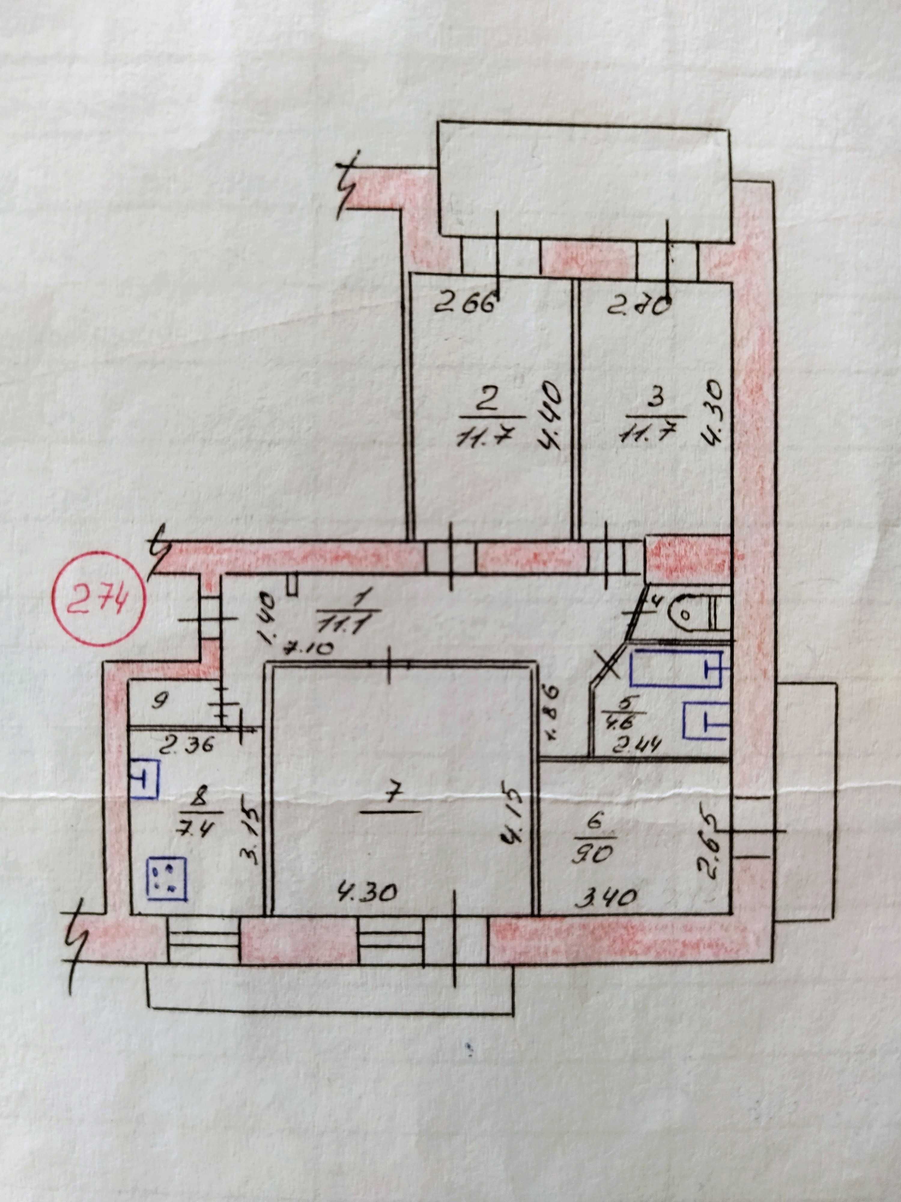 Продажа 4-к, Вознесеновский, бул. Гвардейский 22