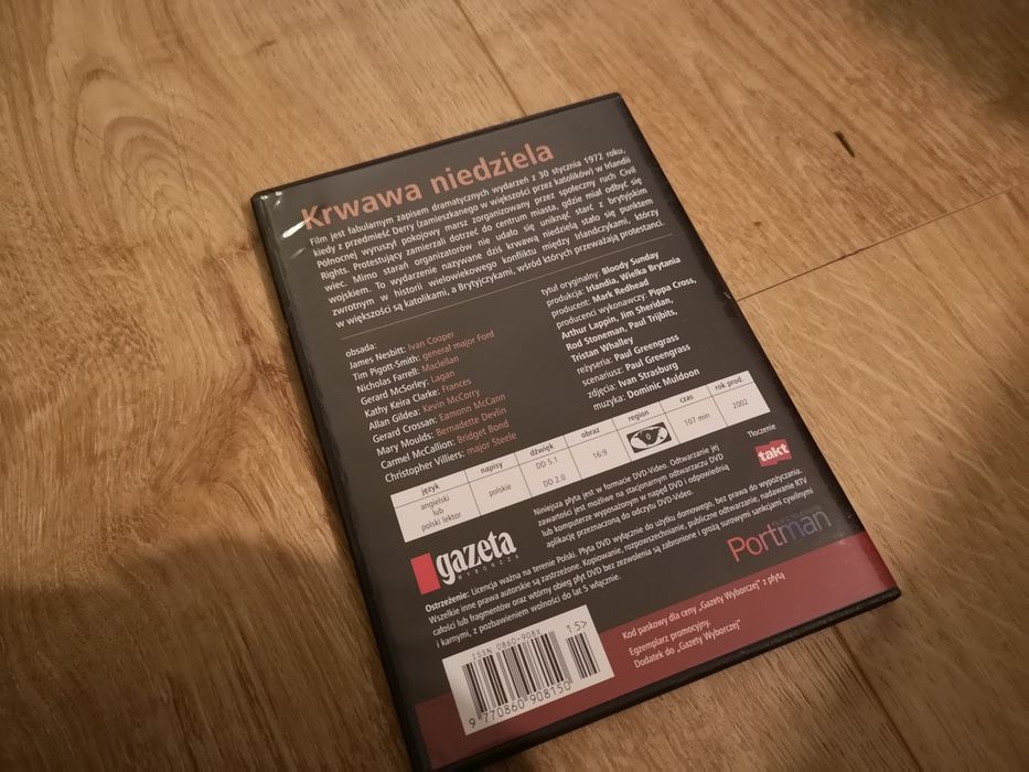 Krwawa Niedziela film na DVD Gazeta Wyborcza