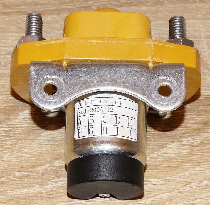 Stycznik jednobiegunowy prądu stałego typu ZLJ-200A/12 200 A / 48 V DC