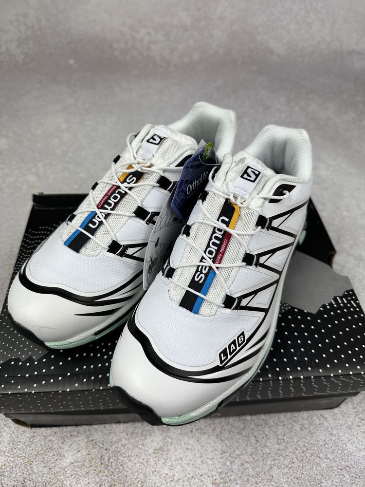 Топ якість жіночі Salomon XT-6 кросівки 37-38 білі icy morn xt 6 xt6