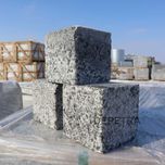 Kostka cięta płomieniowana 10x10x10 granitowa kamień naturalny