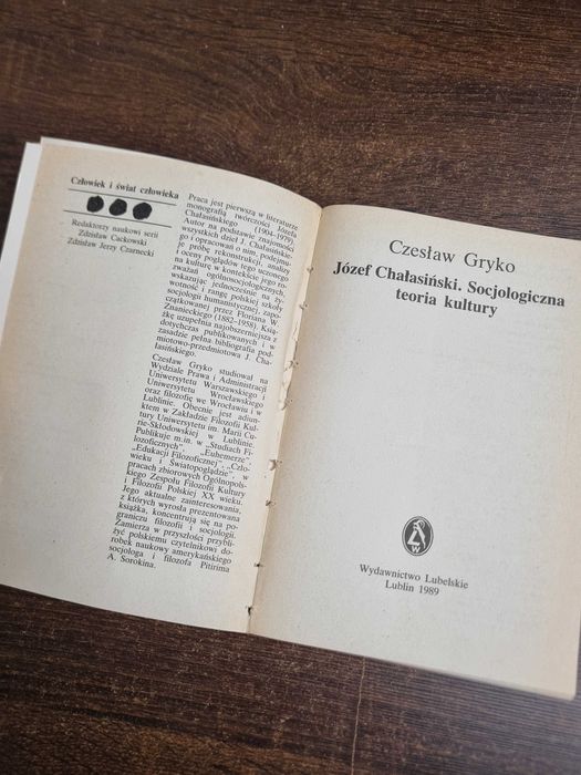 Józef Chałasiński Socjologiczna teoria kultury Gryko