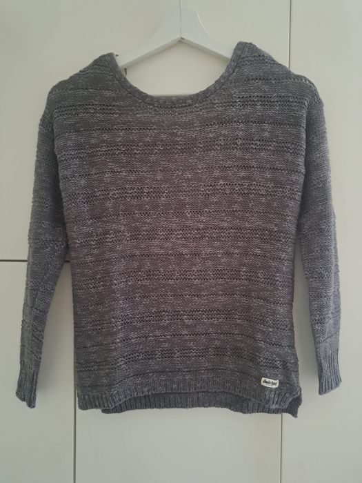 Camisola cinzenta de malha da marca Double Agent