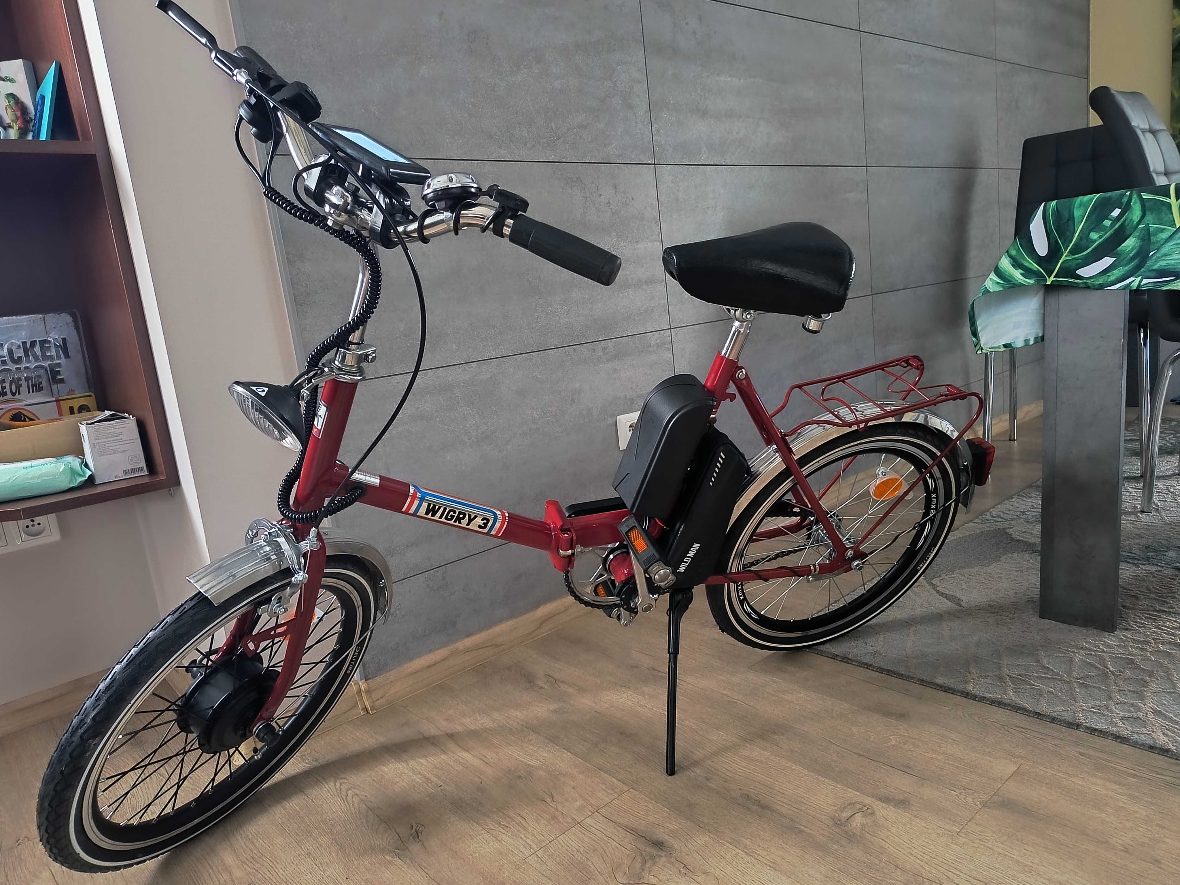 Wigry 3, e-wigry, rower elektryczny, klasyk PRL