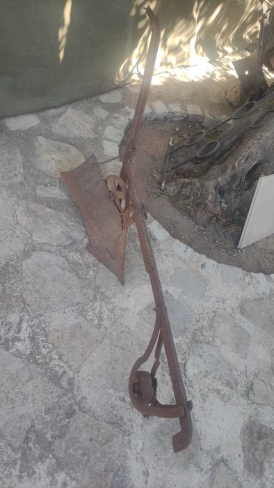 Charrua antiga para decoração