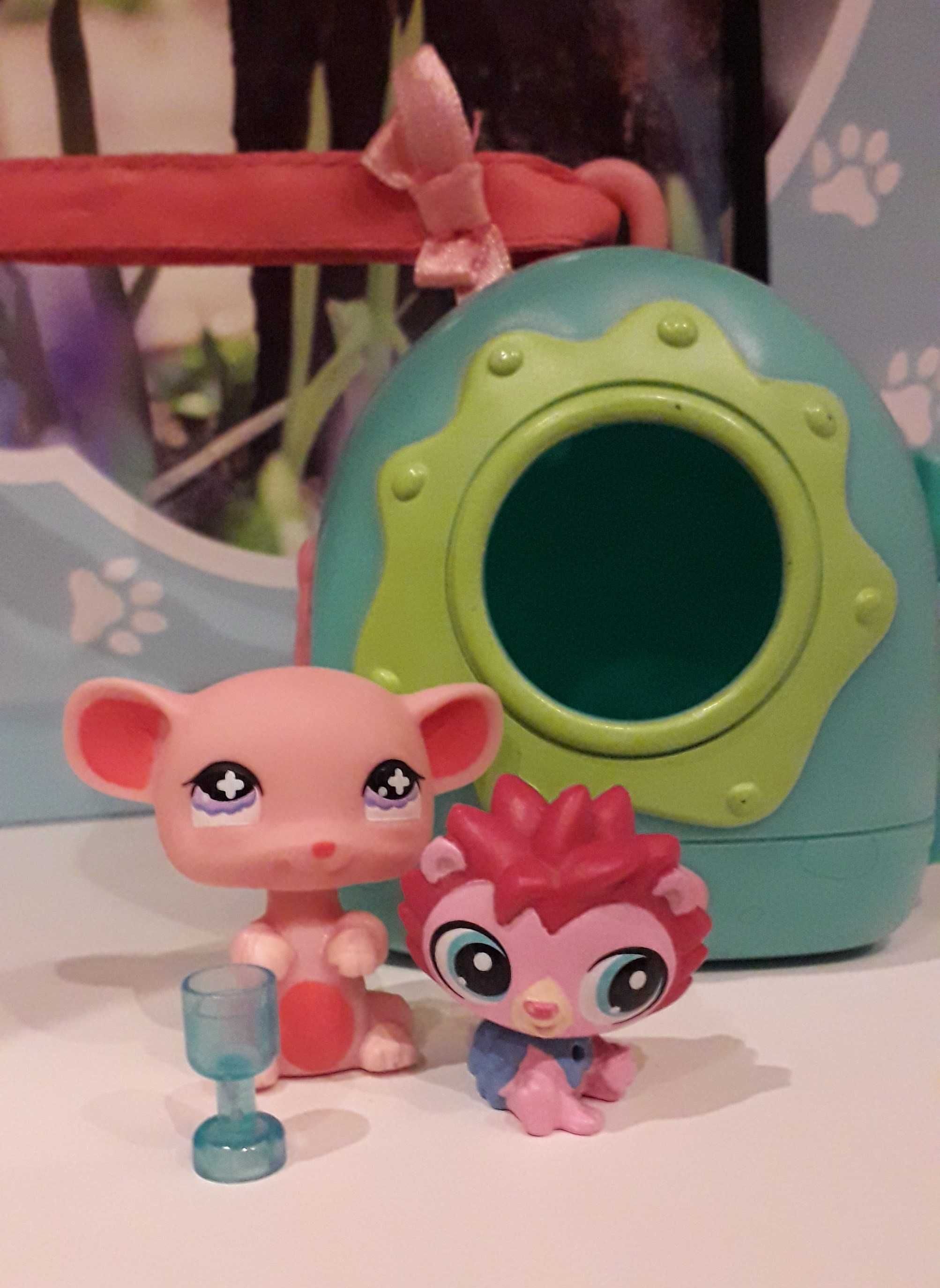 LPS littlest pet shop śliczny zestaw 2 figurki plus akcesoria!