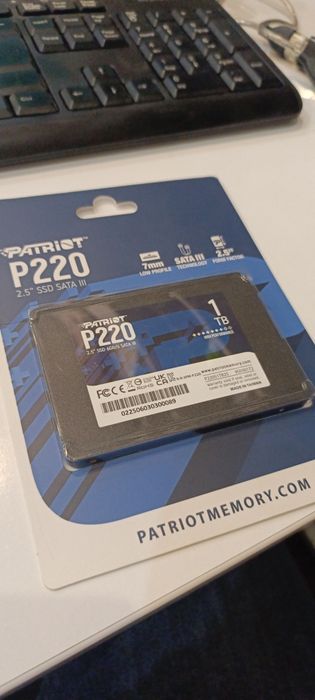 SSD disk Patriot P220 1Tb новый