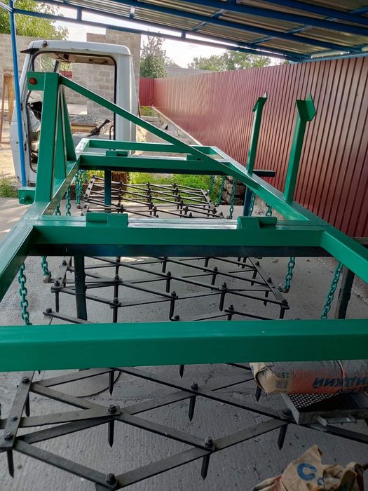 Сцепка борін з крилами.