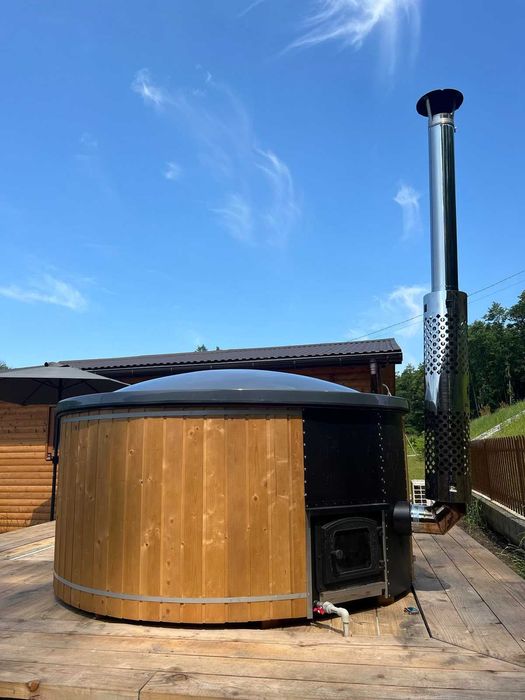 Чан на дровах. Купіль з підігрівом. Джакузі.