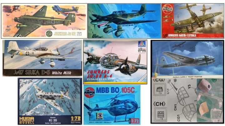 Kits 1/72 Aviões Alemães