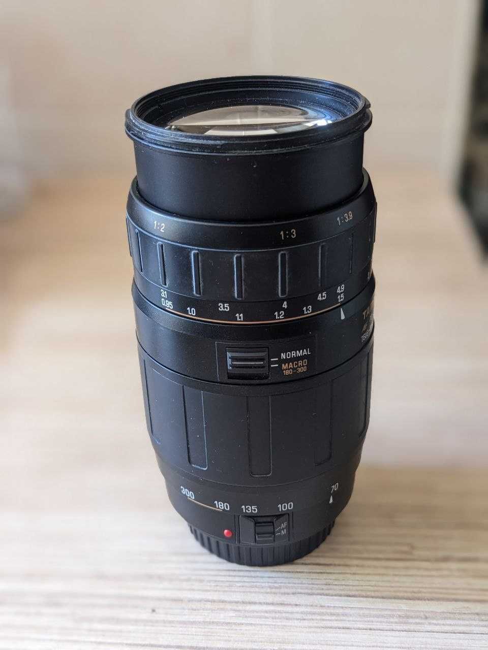 Об'єктив Tamron 70-300 mm 1:4-5,6 LD TELE-MACRO(1:2)
байонет Canon EF