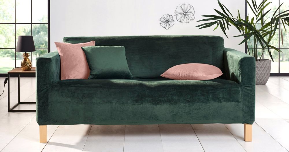 Pokrowiec na kanapę dwu-osobową zielony