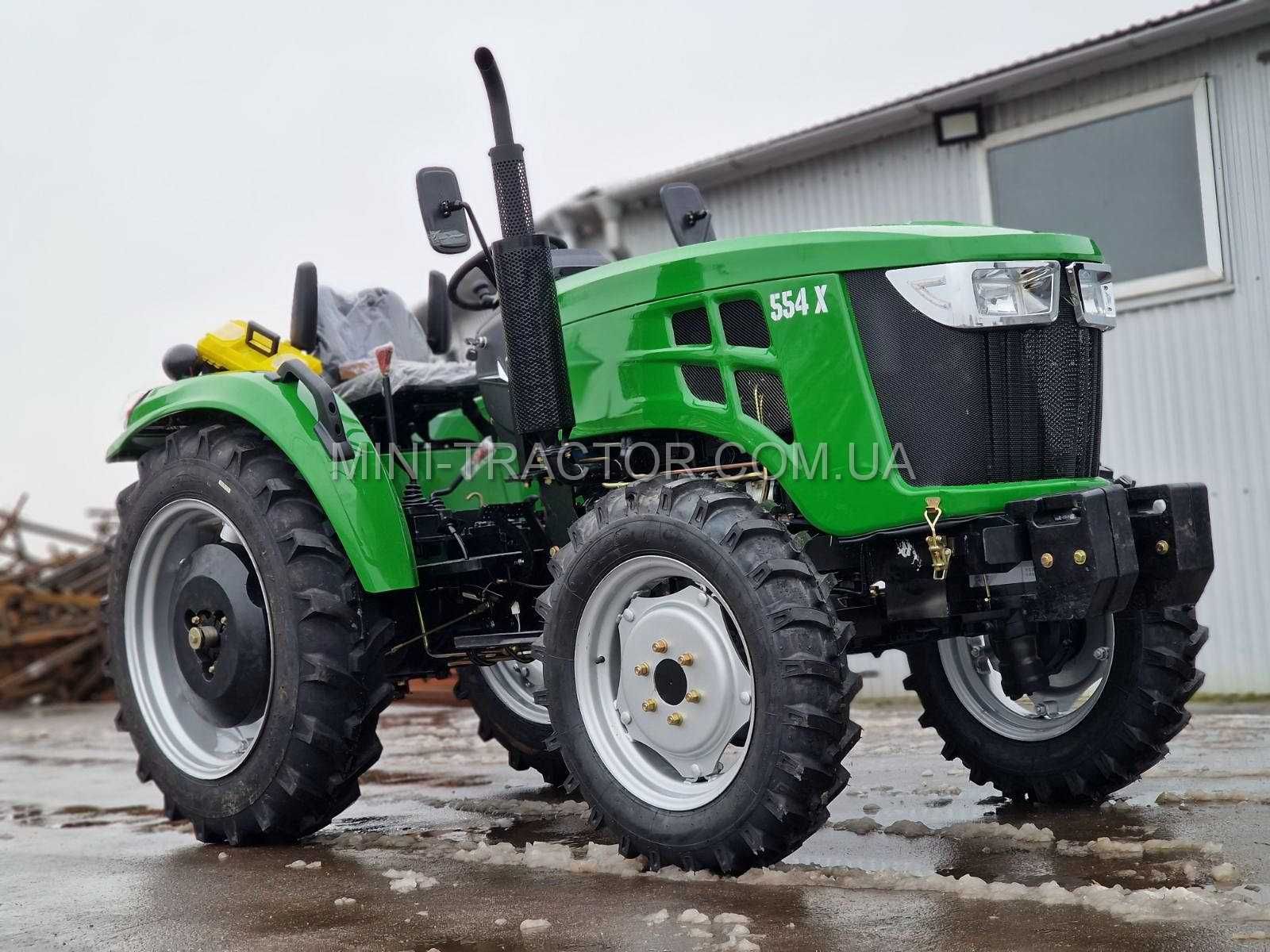 Повнопривідний Міні-трактор Джон Дір, John Deere 554X, Преміум якість!