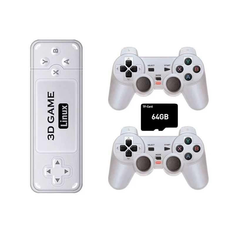 Ігрова приставка консоль Powkiddy Boyhom Y6 3D Game Stick 64GB S905X2