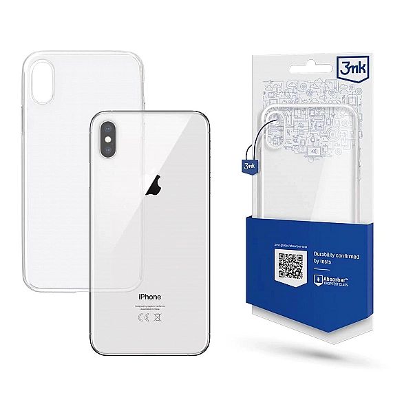 Etui 3mk Clear Case na iPhone Xs Max - przezroczyste