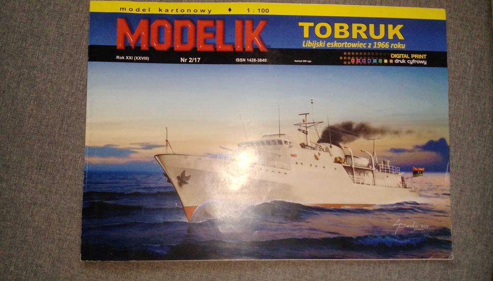 Modelik 02_17 TOBRUK Libijski eskortowiec