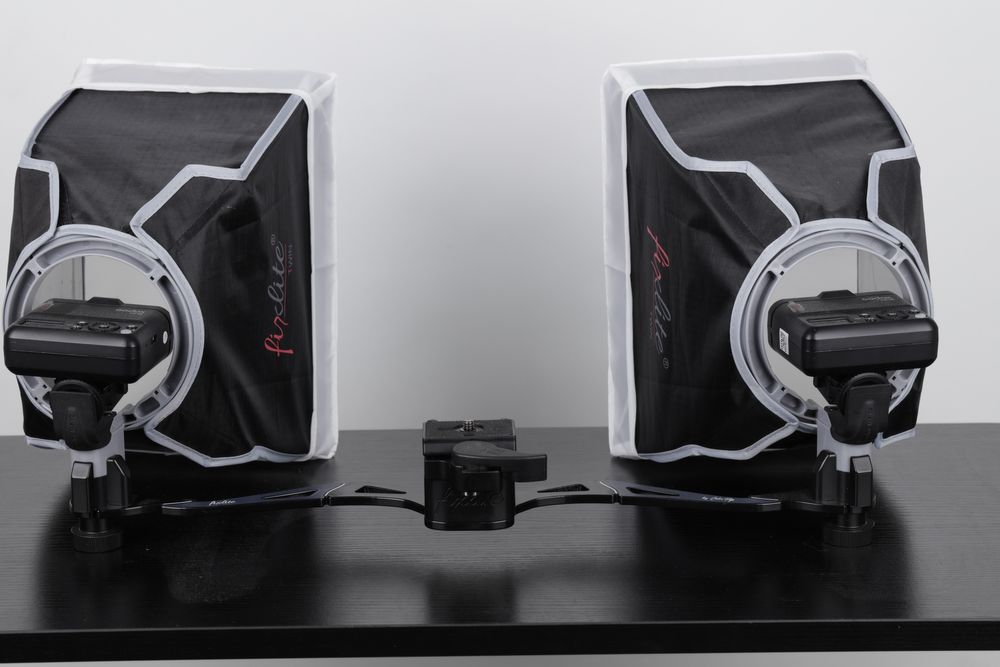 Zestaw  Fixlite z lampami godox i wyzwalaczem do Canona