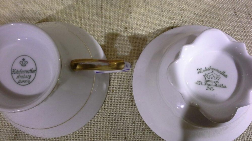 Filiżanki Rosenthal,Hutschenreuther, Paul Miller,Saxonia, Art Deco