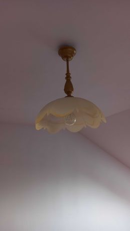 Żyrandol / lampa sufitowa, jeden punkt światła, stan bardzo dobry