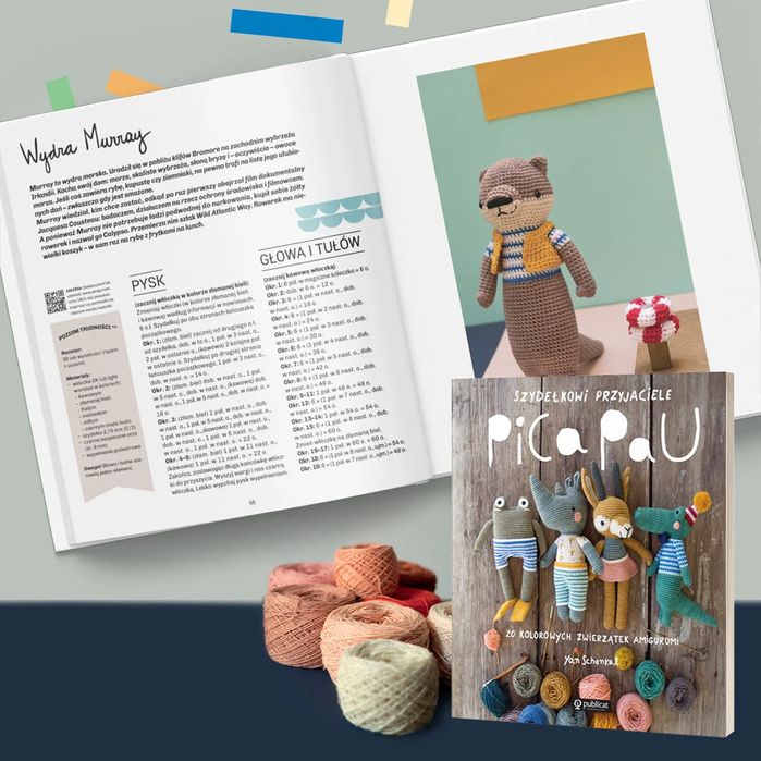 Szydełkowi przyjaciele Pica Pau, Yan Schenkel 20 wzorów amigurumi