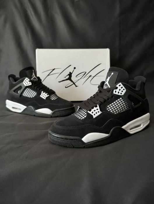 Buty meskie Mokasyny Jordan_4_Retro_White_Thunder R.44