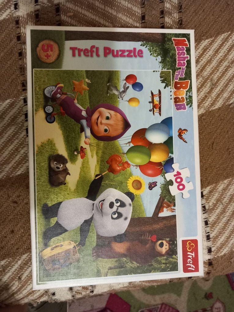 Puzzle trefl Masza i niedźwiedź 100 elementów