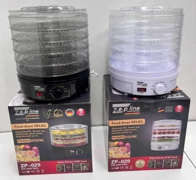 Сушилка для овощей фруктов грибов мяса(дегидратор)Zepline ZP-029 800Вт