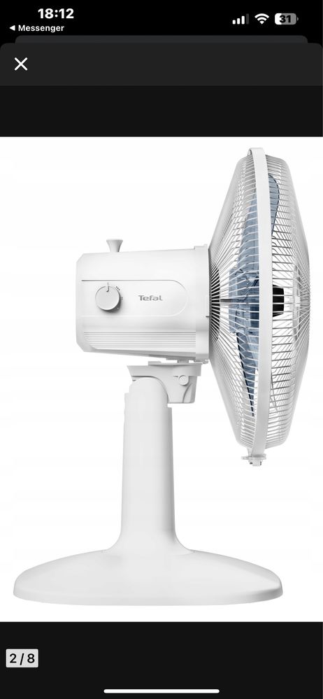 Wentylator biurkowy Tefal Essential