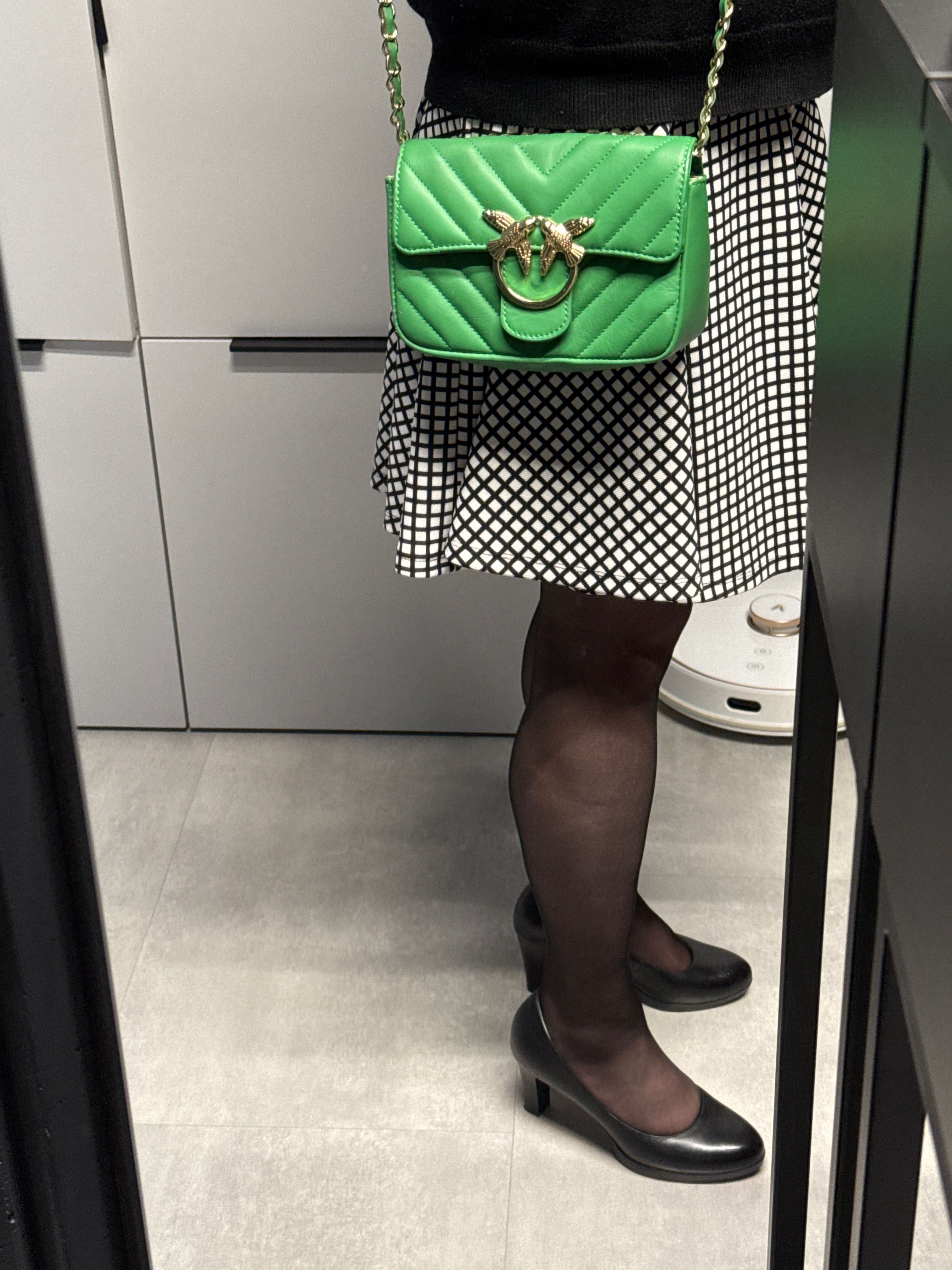 Elegancka torebka PINKO w kolorze zielonym