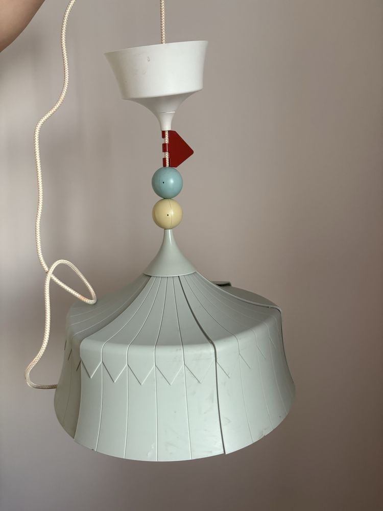 Lampa wisząca Ikea Trollbo jasnozielona E27