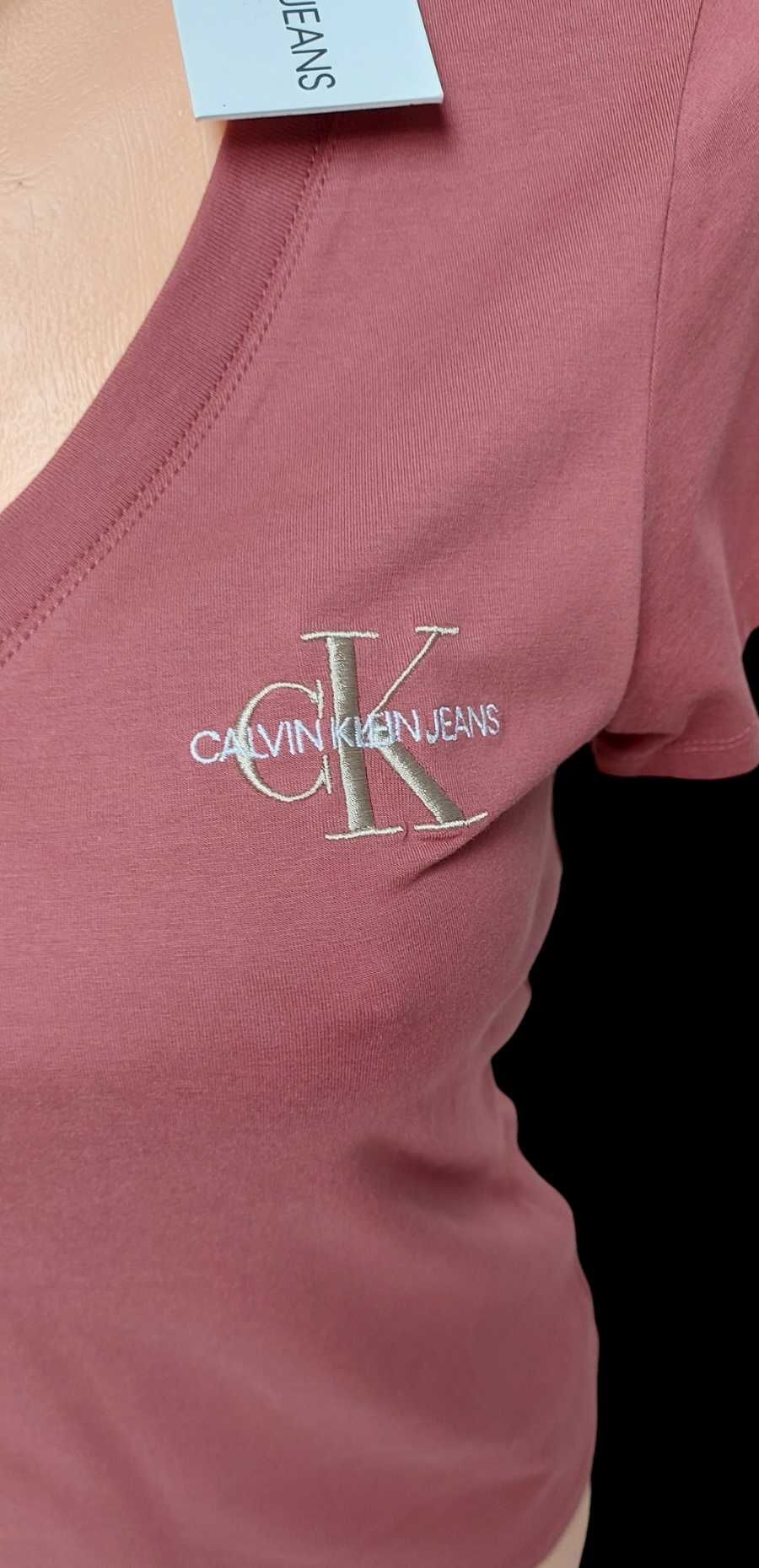Bawełniana koszulka CALVIN KLEIN Jeans, R. S/M