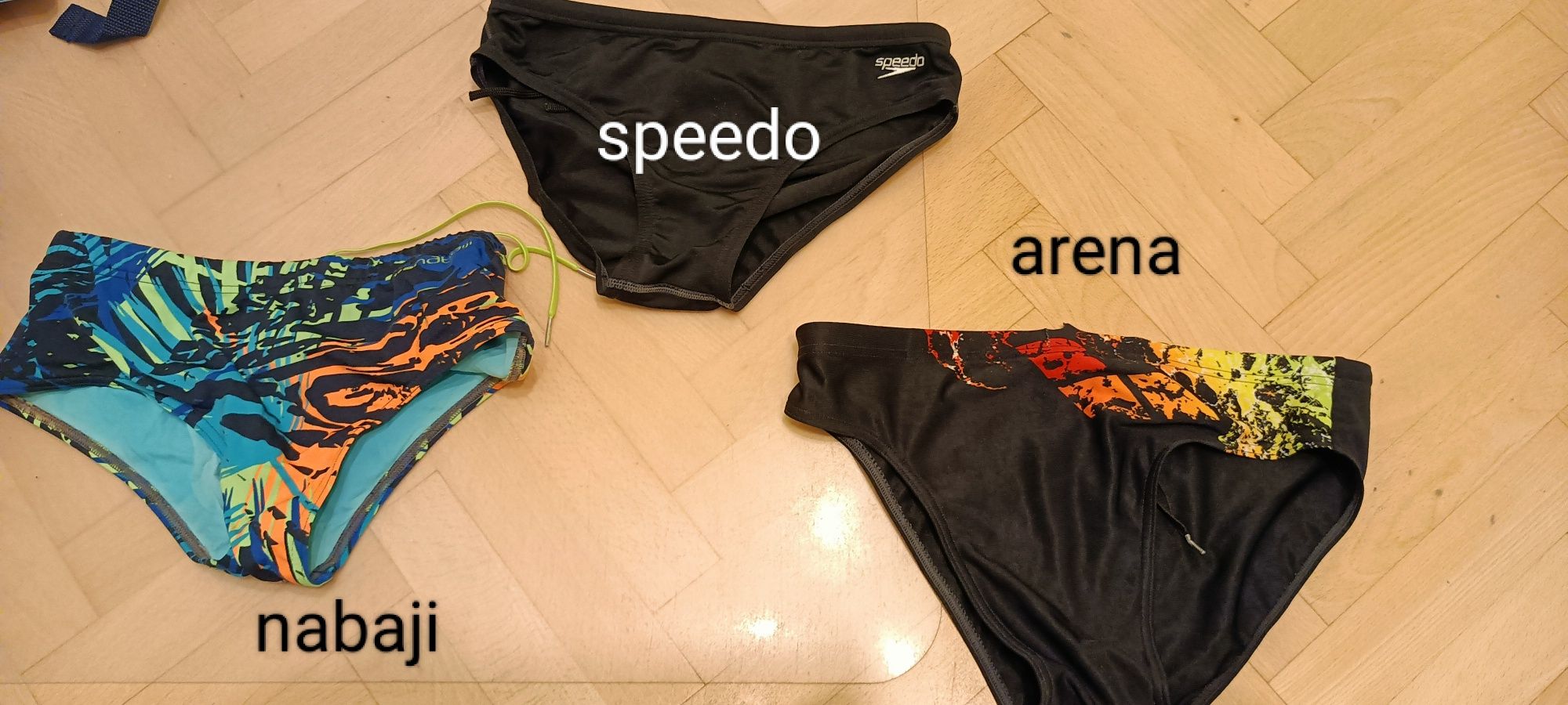 Kąpielówki speedo arena oraz nabaji