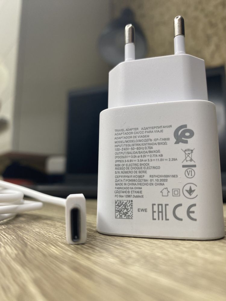 Комплект зарядного пристрою блочок блок 25w usb-c type-c шнур