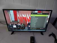LED Tv 24" dvb-t/2 hevc gwarancja 12v i 230v