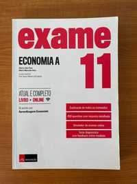 Livro de exame 11 de Economia A da editora LeYa