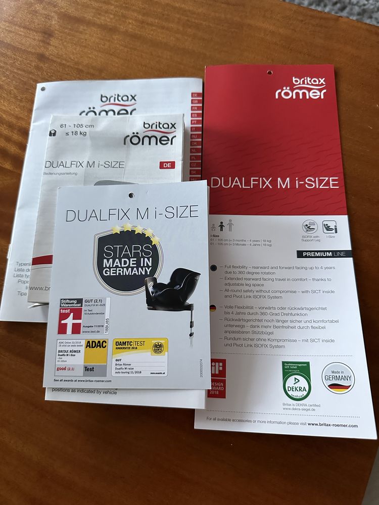 Fotelik dla dziecka Britax Romer dualfix m i size