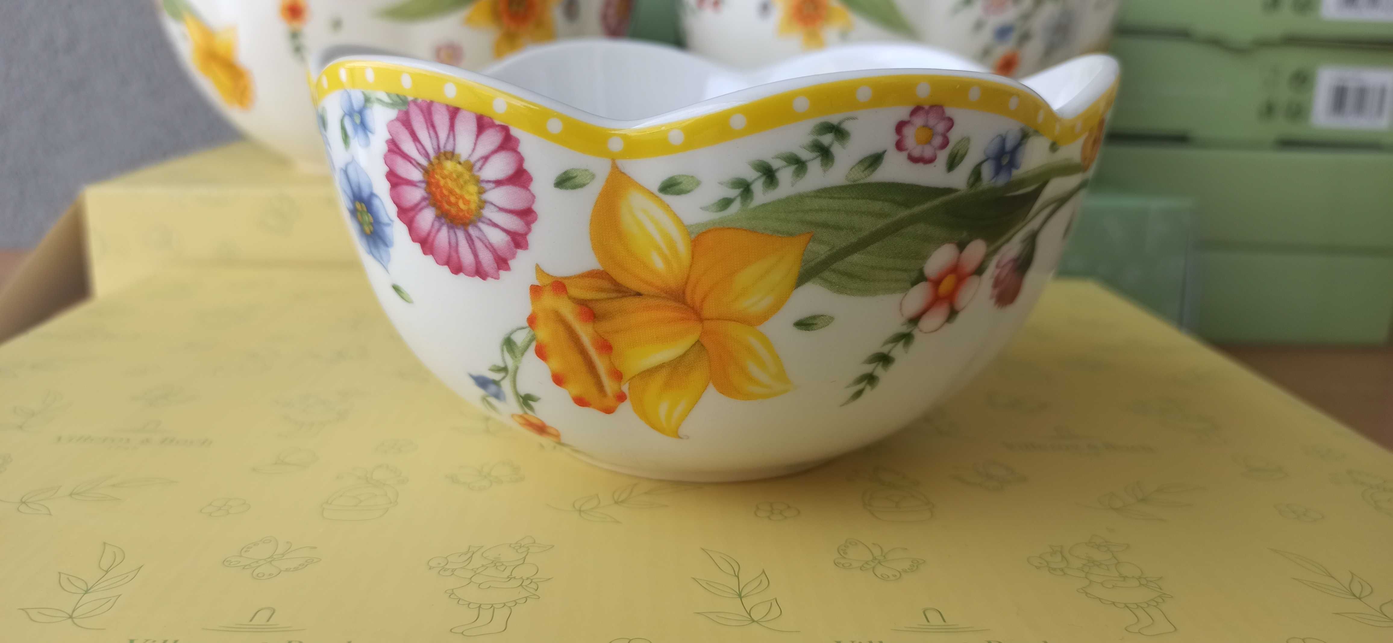 Большие и маленькие салатники Villeroy&Boch серия Spring Awakening