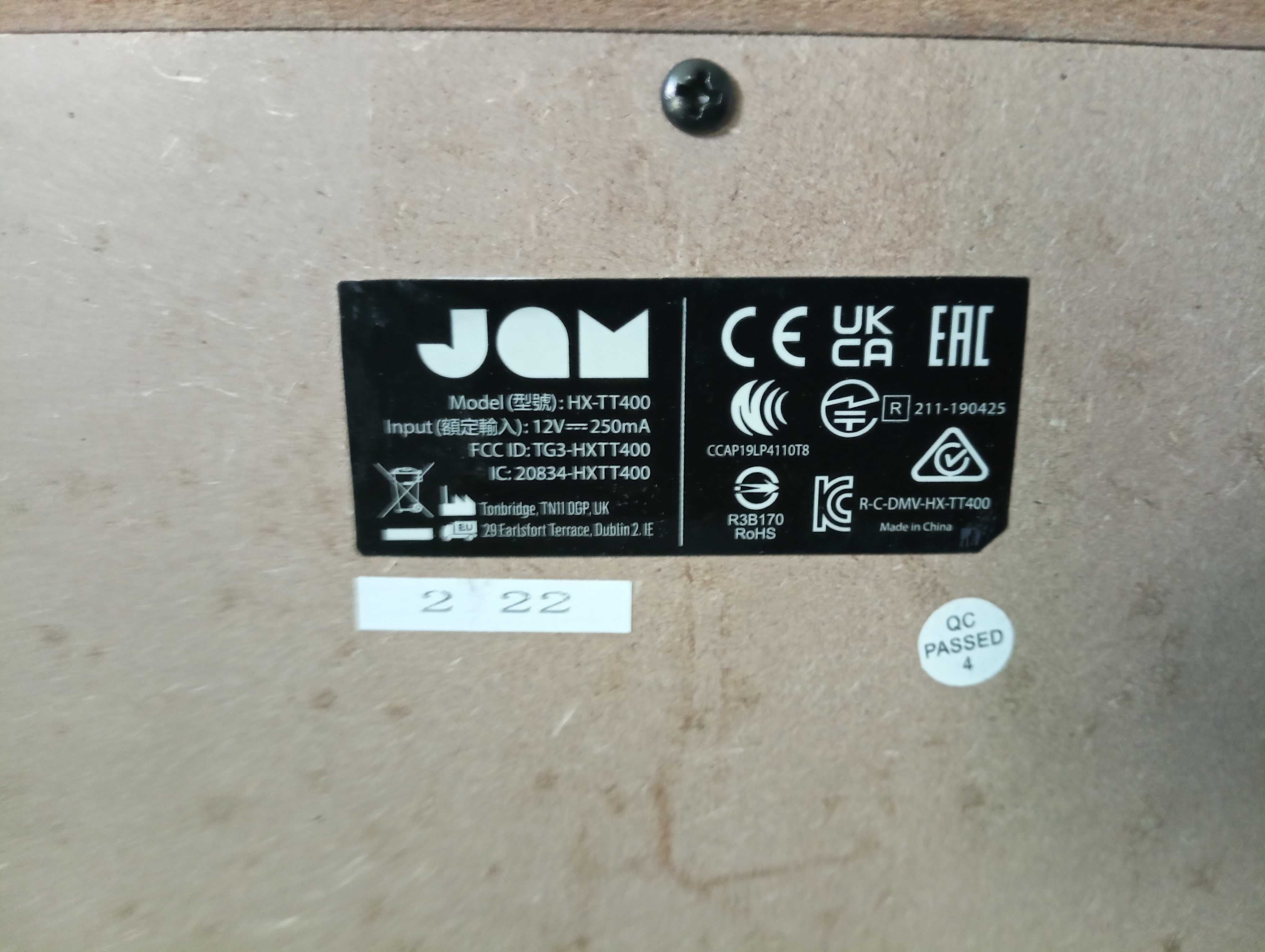 Gramofon jam hx-tt400