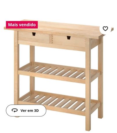 Carrinho de cozinha Förhöja IKEA novo