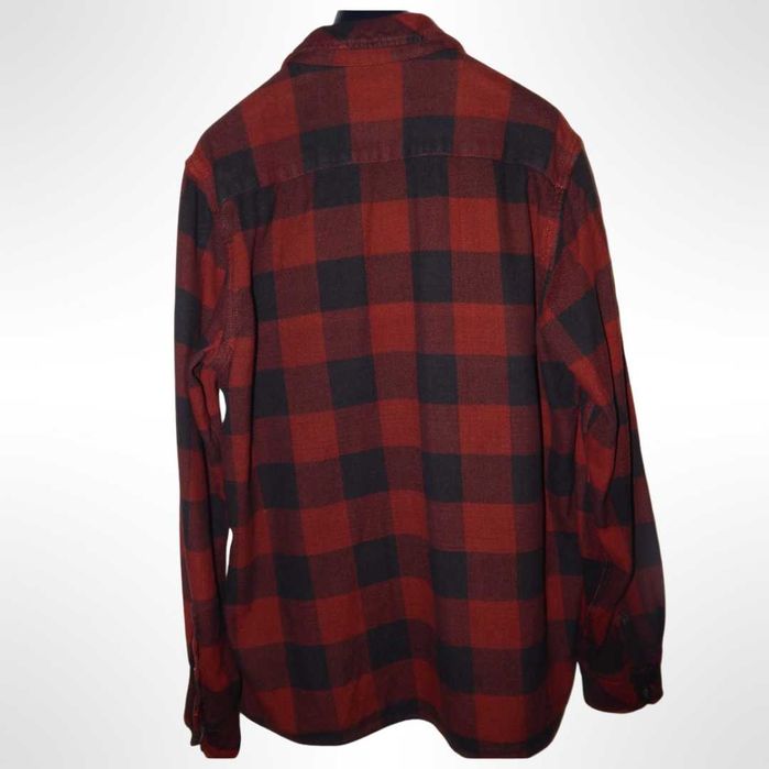Фланелевая рубашка в клетку DICKIES Sacramento Maroon. Size L/48-50