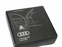 Orginalne Projektory lampki do drzwi led AUDI RINGS